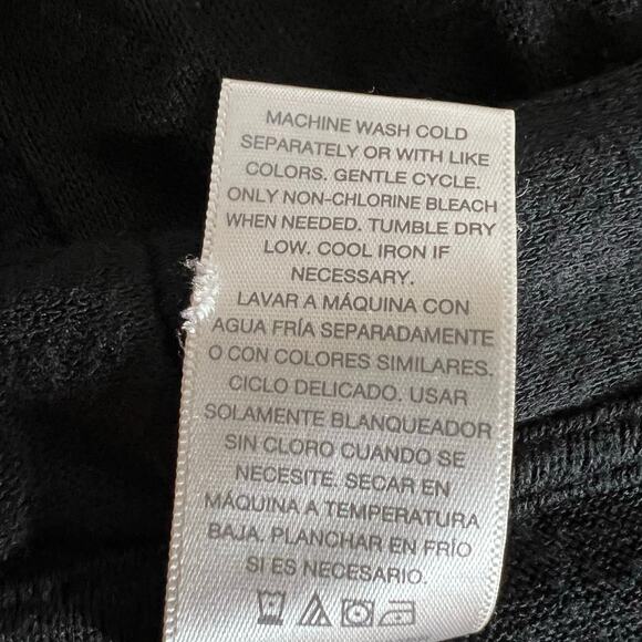 Time and Tru Womens Cardigan Sweater Open Front Lightweight Long Sleeve Black XL - Picture 9 of 9